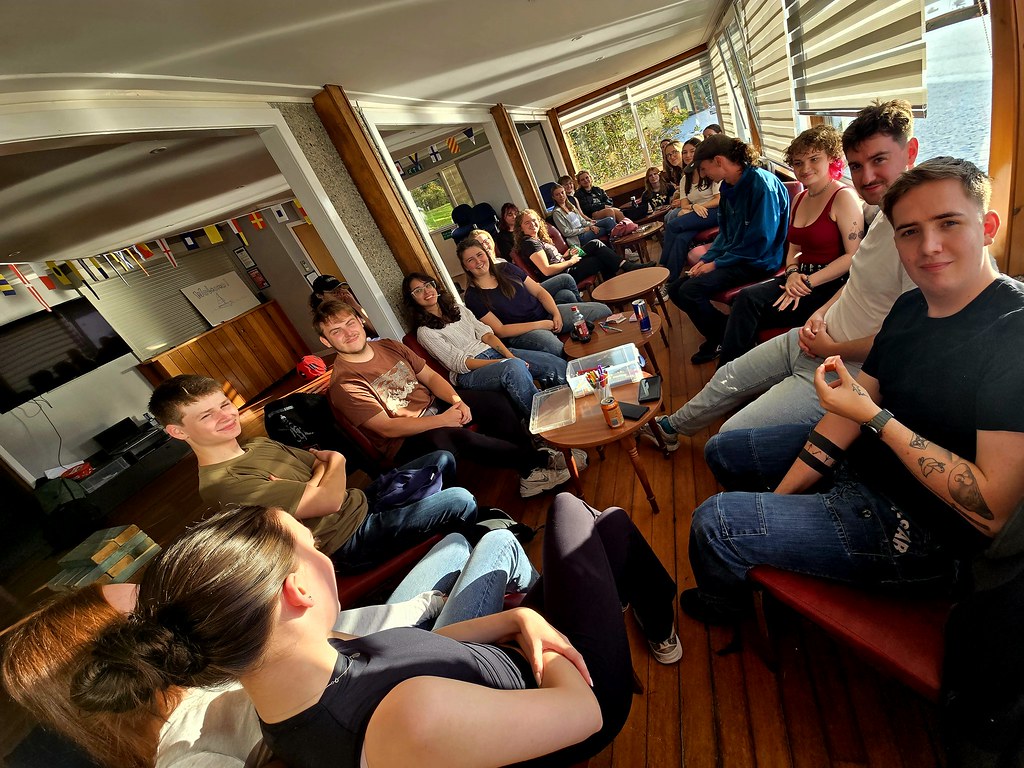 Students at a Welcome Week event