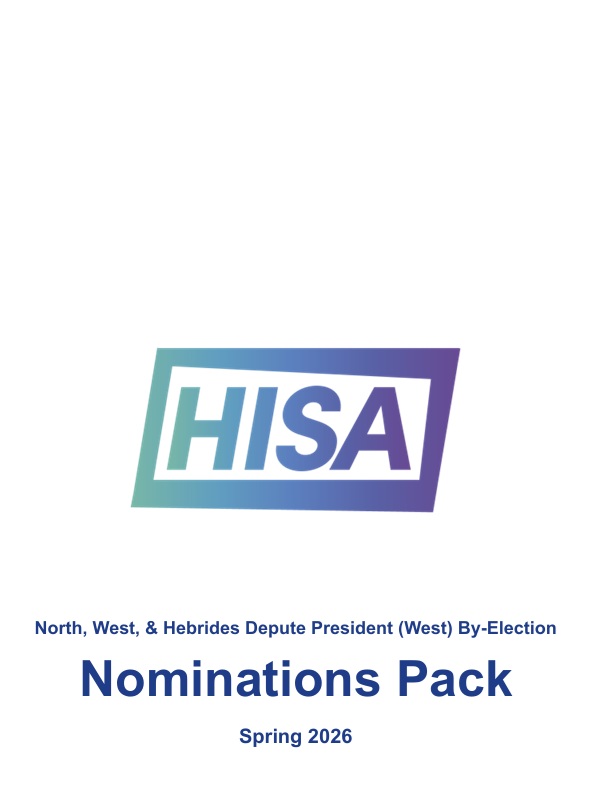 North, West, & Hebrides Depute President (West) Nominations Pack