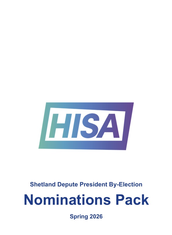 Shetland Depute President Nominations Pack